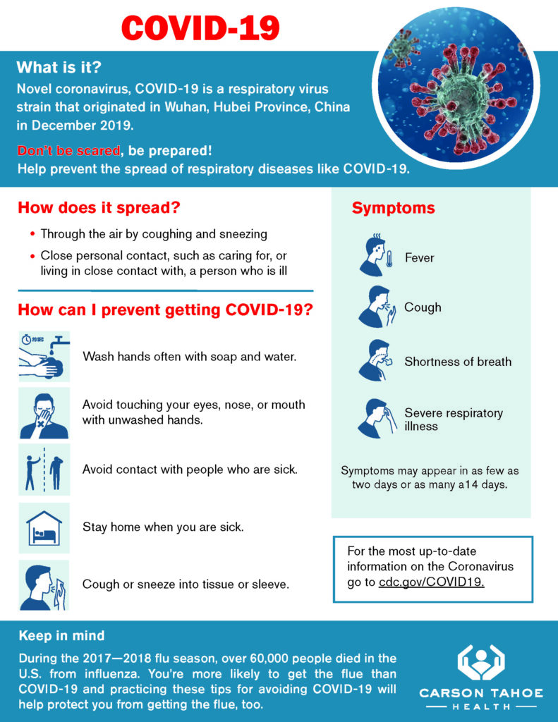 Coronavirus Protection & Prevention | Carson Tahoe Health