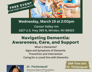 Flyer with information on Dr. Thottempudi's doc talk.