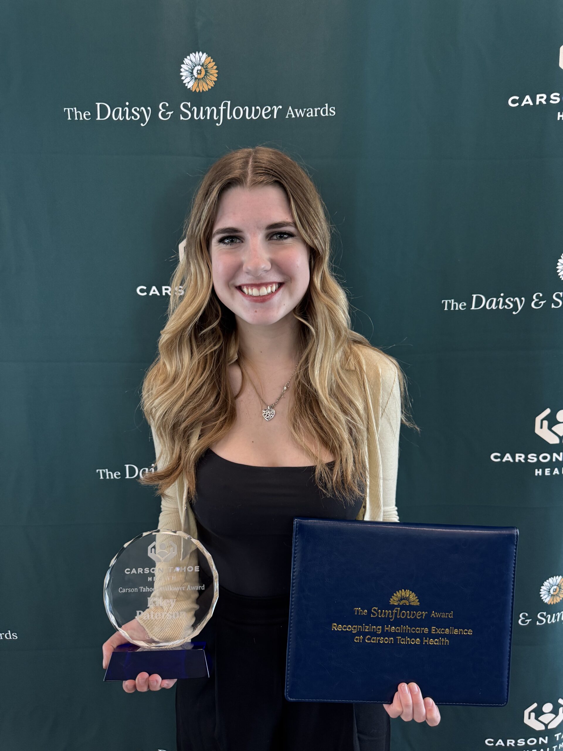 Sunflower Award honoree Kiley Paterson recognized at Carson Tahoe Health for compassionate patient care