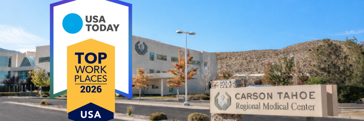 Carson Tahoe Regional Medical Center with USA TODAY Top Workplaces 2026 badge displayed