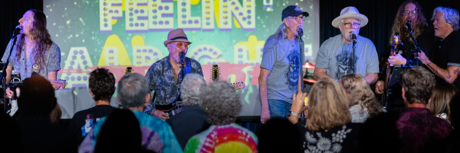Dave Mason's touring band and special guests, which included The Doobie Brothers' Pat Simmons and Michael McDonald, along with John Cowan seen at Dave Mason Legacy Dedication & Benefit Concert at Nashville Social Club on Sunday, July 12, 2026, in Carson City, Nev. (Trevor Bexon/AP Content Services for Carson Tahoe Health)