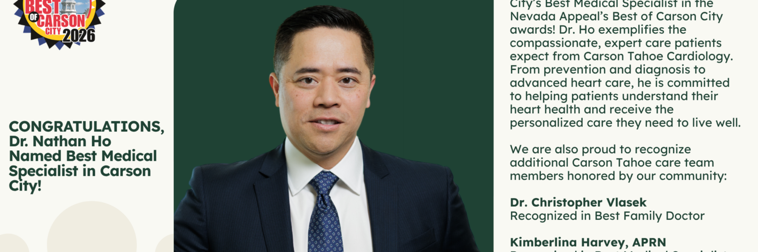Dr. Nathan Ho – Nevada Appeal Best of Carson City 2026 Best Medical Specialist