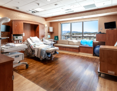 Carson Tahoe Health Labor & Delivery room at Carson Tahoe Regional Medical Center